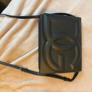 Dolce & Gabbana Black Leather Shoulder Bag